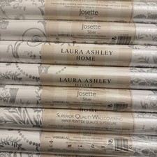 Laura Ashley Josette Silver Wallpaper featuring glitter inks Same Batch 