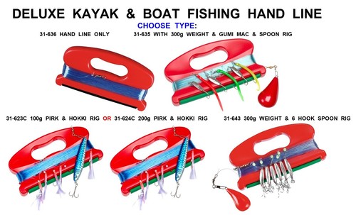 Deluxe hand line kayak - kayak, boat