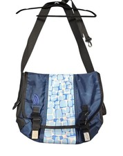 Timbuk2 Classic Messenger Bag Small Blue Geometric Stripe Crossbody Shoulder