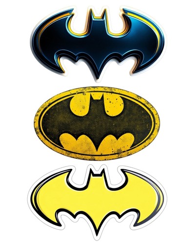 Batman logo crest vinyl - x,