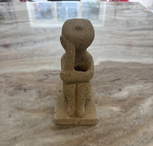 Cycladic greek thinker statue - greek,