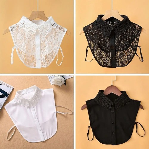 Women lace detachable - women, collar