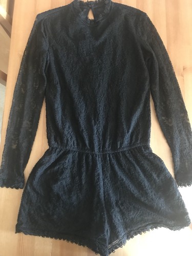 Zara black lace - zara, jumpsuit
