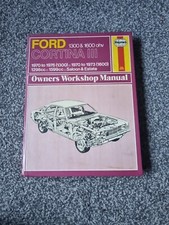 HAYNES MANUAL FOR FORD CORTINA MK3. 1970 TO 1976.