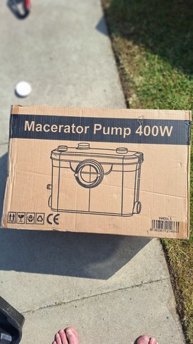 Macerator pump 400w wastewater - 400w,