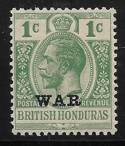 1916 british honduras - honduras, war