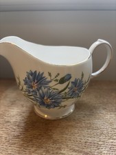 Queen Anne Bone China Cornflower Print Milk/Cream Jug