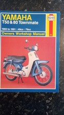 Haynes Manual Yamaha T50 & 80 Townmate '83-'91 1247, Excellent