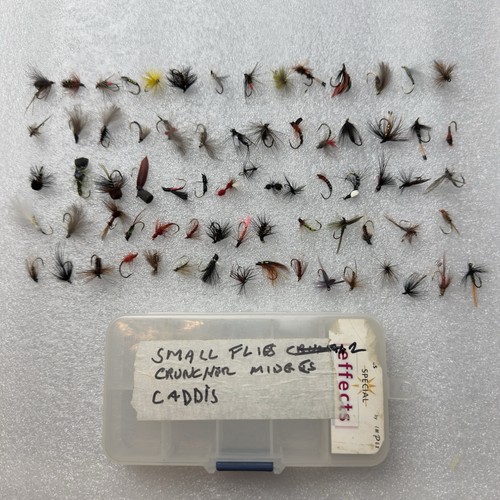 Fly fishing flies job lot - 52,