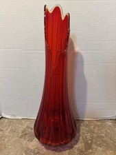 Stunning Ruby Red Ribbed