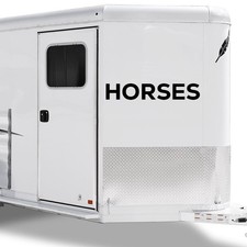 2X HORSES HORSE BOX / TRAILER