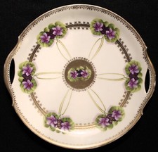 Bavarian China Beautiful Handled Plate