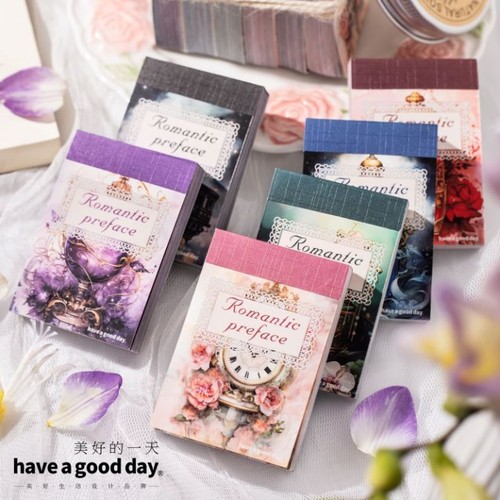 Washi paper stickers 50pcs pad - washi,
