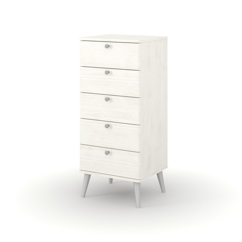 White drawer narrow - white,