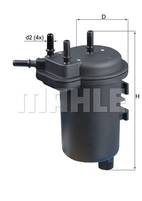 Fuel filter for - , renault