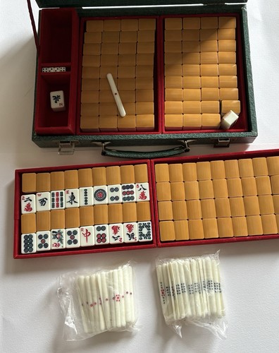 Vintage mahjong set - set, 144