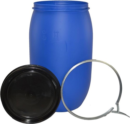 220l plastic blue open top - xl,