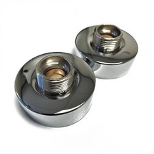 Bar Shower Mixer Fast Fix Easy Fit Bar Valve Fixing Kit Round Shrouds Chrome