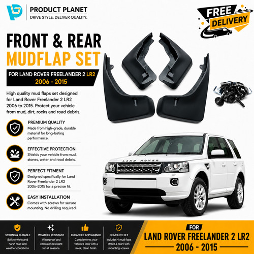 Front rear mudflap set for - front,