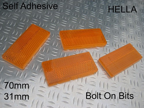 Hella amber side reflectors - 4,