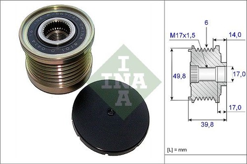 Ina 535014610 alternator - ina,