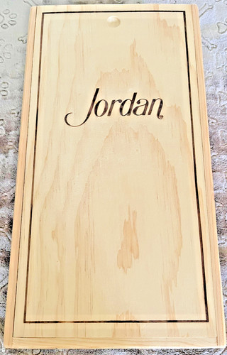 Jordan winery wooden - wine, box