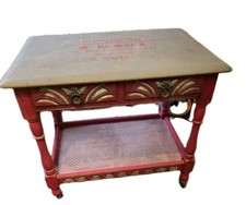 Shabby Chic Wood Table On