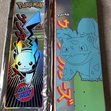 Santa Cruz X Pokemon Ivysaur Skateboard Deck - All Packaging Included