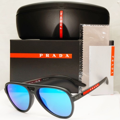 Prada sunglasses blue mirror - sunglasses,