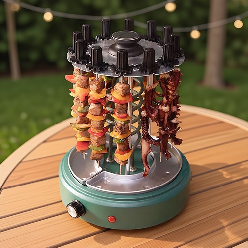 Vertical electric rotisserie - vertical,