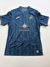 SWANSEA CITY 2023 2024 Away Football Shirt Soccer Jersey Joma Large Darling AFC