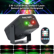 Disco Lights Laser Projector Stage RGB Light with Remote Control For Party KTV