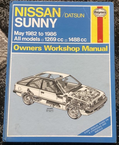 Haynes manual nissan - manual, datsun