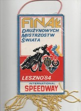 1984 World Team Cup Final pennant - Leszno, Poland