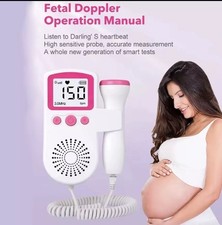 Doppler fetale battito Cuore Bambino Frequenza Cardiaca Gravidanza Mamma JBmbhc