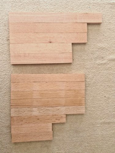 Oak offcuts pieces hardwood - pieces,