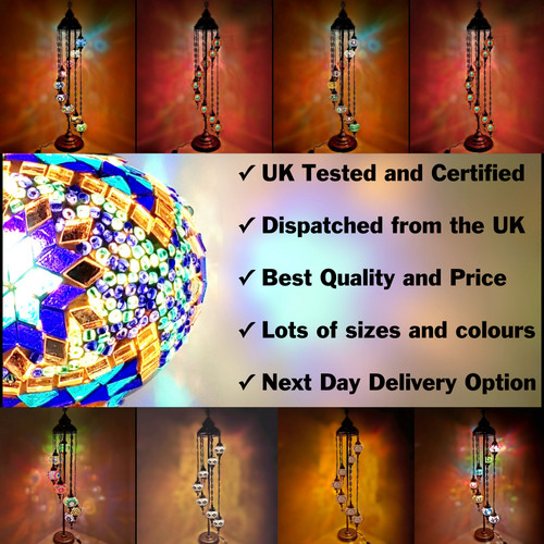 Turkish moroccan floor lamp - floor,