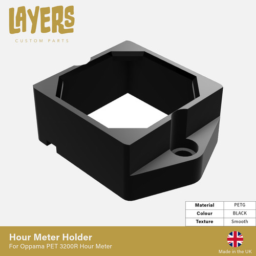 Hour meter holder bracket - hour,
