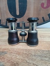 Small Vintage Opera Glasses Binoculars With Pouch