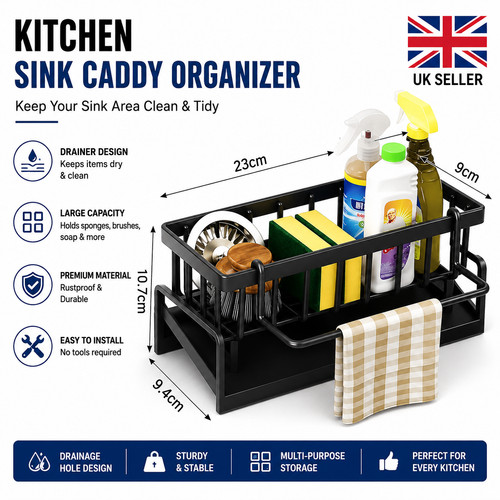 Kitchen sink caddy organizer - kitchen,