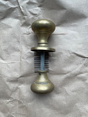 Vintage brass door - brass, knobs
