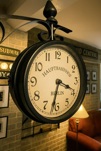 Vintage train station wall - vintage,