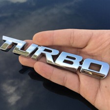 3D TURBO Silver Chrome Metal
