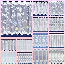 Cafe Net Curtains 16 finest  Design 3 drops - Sold by width - Free Postage :-)