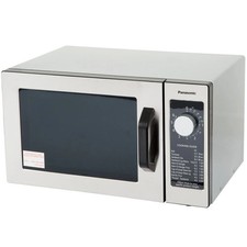 Panasonic Commercial Microwave Oven 0.8 Cu Ft 1000 Watt Dial Control NE-1025
