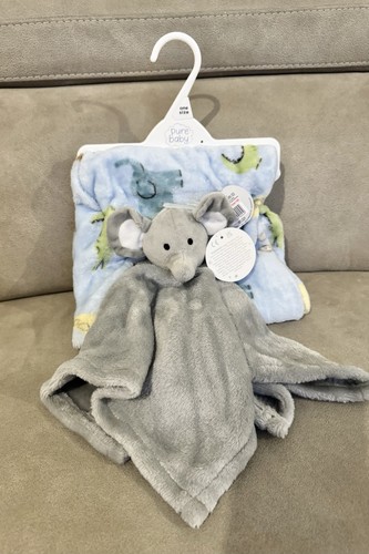 Purebaby grey elephant baby - grey,
