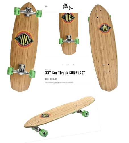 Gotcha surf truck - gotcha, 33”