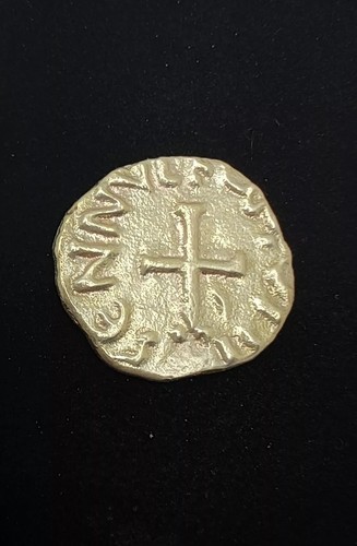 Anglo saxon silver coin penny - coin,