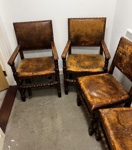 Reproduction oak chair set - set, 2
