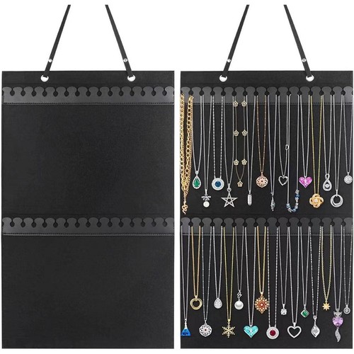 Felt hanging jewelry organizer - felt,